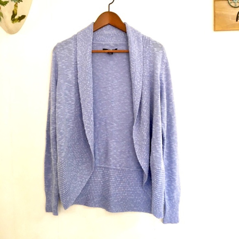 Kenneth Cole Light Blue Open Cardigan M